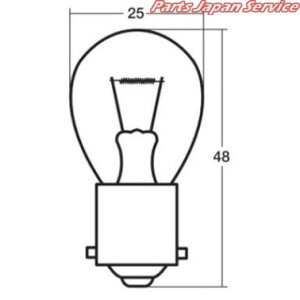 A4990 24V 21W S25 �X�^�����[