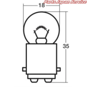 A4126 12V10W G18 BA15d �d�� �X�^�����[