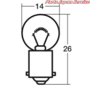 A579 12V10W G14 BA9s �d�� �X�^�����[