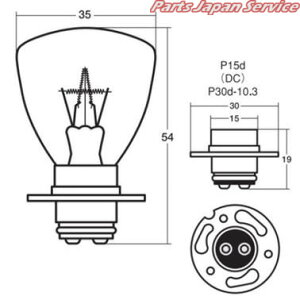 A5677 12V35/35W RP35 P30s-10.3 d X^[