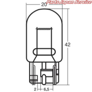 W7575 12V21W T20 W3X16d �E�G�b�W�x�[�X �X�^�����[