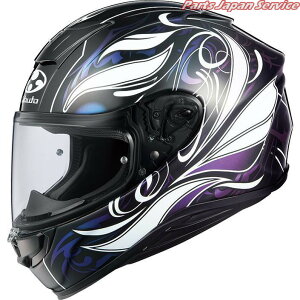 AEROBLADE6 ELFIDARK : ブラックホワイトパープル Sサイズ(55-56) カブト