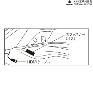  XYL SUZUKI WDB3SntNX 91.HDMIڑP[u CAJF 9909J-72UM4-P01 FRONX