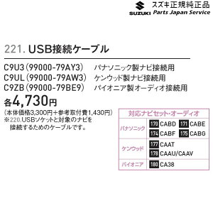  XYL SUZUKI MK33VnXy[VAx[X 221. USBڑP[u SPACIA_BASE