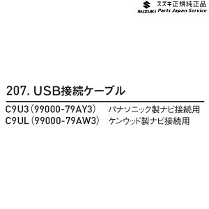  XYL SUZUKI MK54SnXy[VA 207. USBڑP[u C9U3 SPACIA