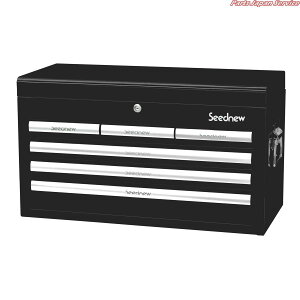 4段6引出しチェスト黒 S-R906-BL