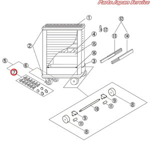 ��SKR�p�L���X�^�[���� SKR500-30-4