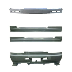 R34 スカイライン 2ドア H10/5〜H14/8 フロントハーフ リアバンパー 3点セット