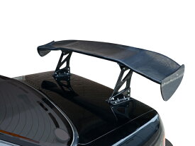汎用 GTウイング カーボン 未塗装 社外品 主翼＋翼端板＋ステー（高さは3タイプから選択可）