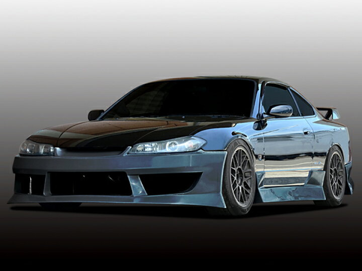 楽天市場】シルビア S15 フロントバンパー H11/1～H14/8 FRP 未塗装 