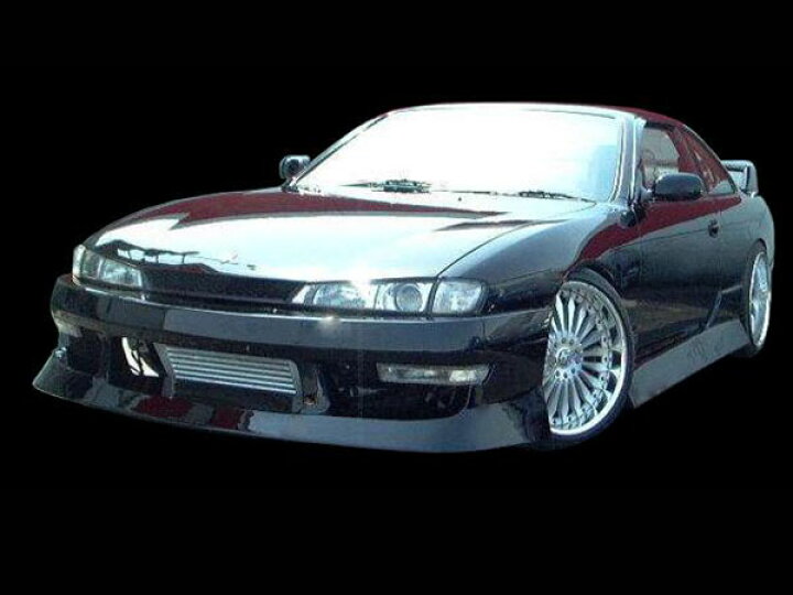 楽天市場】シルビア S14 フロントバンパー 後期 H8/6～H10/12 FRP 未 