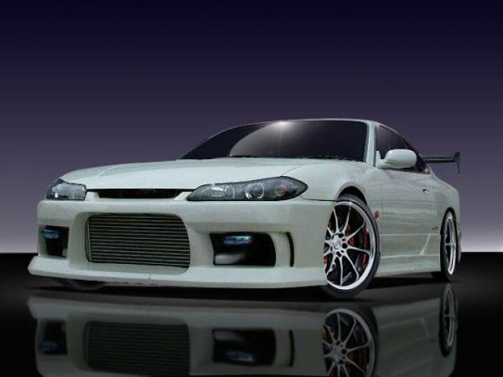 楽天市場】シルビア S15 フロントバンパー H11/1～H14/8 FRP 未塗装 