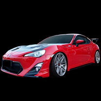 楽天市場】86 zn6 エアロパーツ 3点キット ハーフモデルの通販