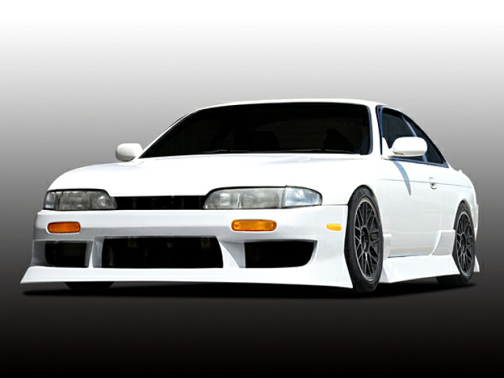 楽天市場】シルビア S14 エアロセット 前期 H5/10～H8/6 FRP 未塗装 