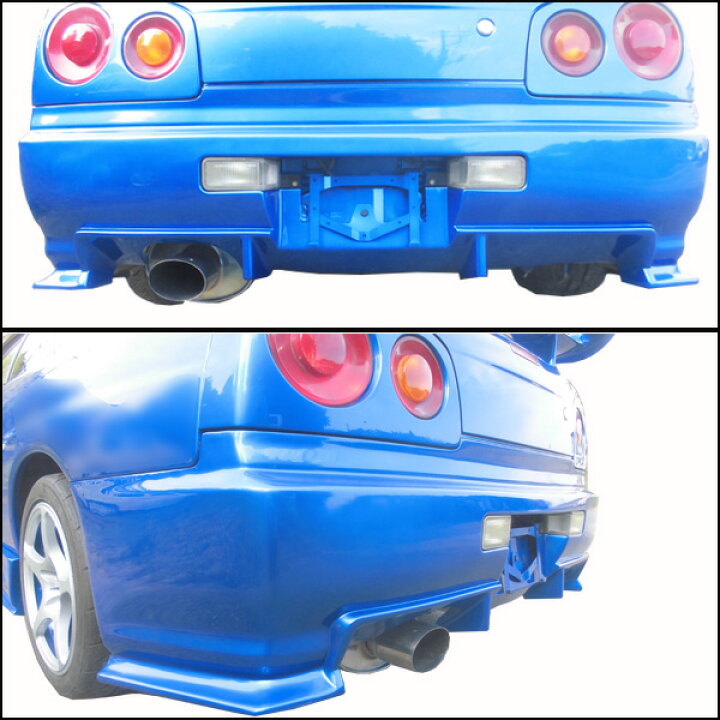 楽天市場】新品 スカイライン R34 34 2ドア 2door リア バンパー リヤ  