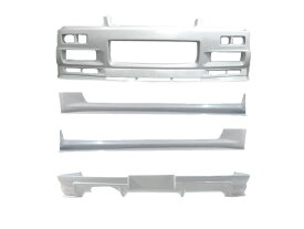 スカイライン R34 ER34 エアロセット H10/5～H12/8/28　H12/8/30～H14/8 H10/5～H14/8 FRP 未塗装 社外品 SKYLINE 日産 ニッサン 4ドア