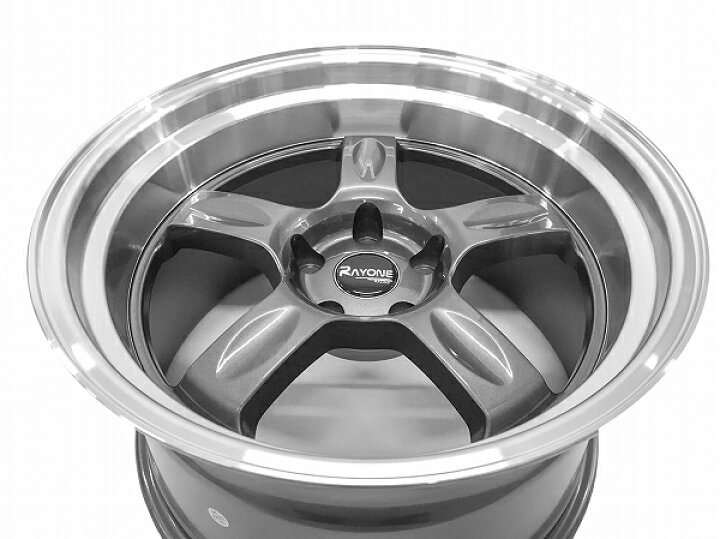 楽天市場】タイヤホイール 4本セット Rayone Racing 5008GM 18インチ 