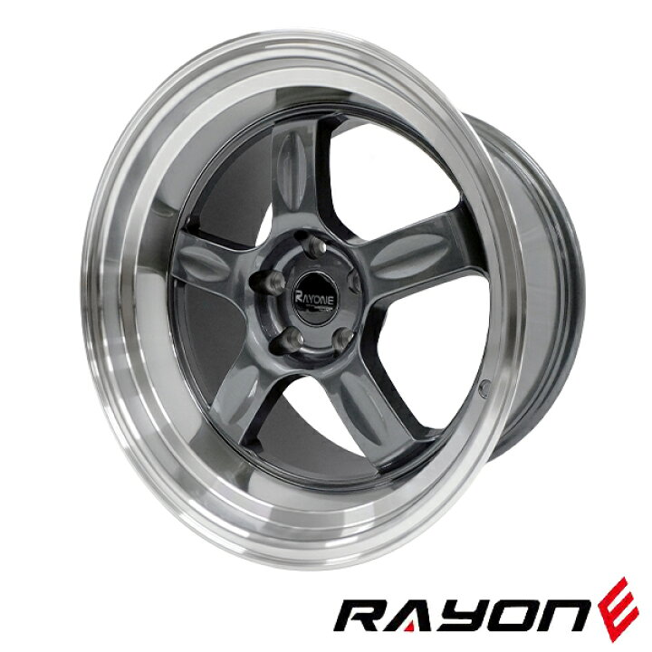 楽天市場】2本セット Rayone Racing 5008 18インチ 10.5J+10 5H PCD114  