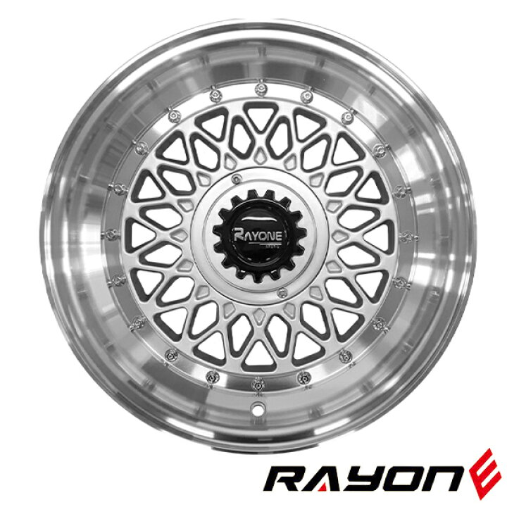 楽天市場】4本セット Rayone Racing 686 15インチ 8J+20 4H PCD100 