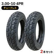 2本セット 3.00-10 新品タイヤ BLACKCAT AC517　バイク オートバイ バイクタイヤ ブラックキャット