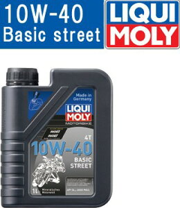 LIQUI MOLYiLj 4TCNGWIC MOTORBIKE 4T 10W-40 BASIC STREET 1749