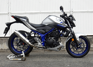 【美品・車検対応】YZF-R25/MT-25用WR’Sフルエキゾースト マフラー SALE】 ヤマハ YZF-R25/R3 , MT-25/03 フルエキゾーストマフラー