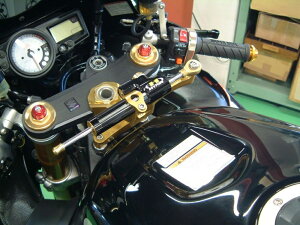 HYPERPRO GSXR750/R600 CNC�X�e�A�����O�_���p�[�X�e�[ 75mm/TYPE-3 (�g�b�v) �S�[���h 22115014