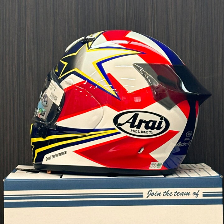 楽天市場】Arai ASTRO-GX STAR&STRIPE（アストロGX スター&ストライプ  