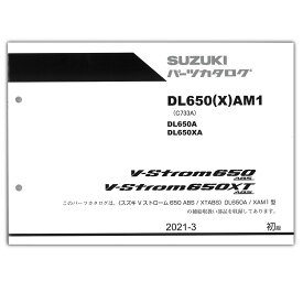 SUZUKI（スズキ） Vストローム650/XT（'21） パーツリスト 9900B-72038-X11