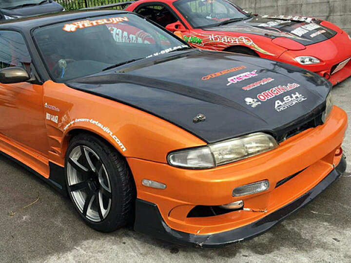 楽天市場】S14 シルビア 前期 +50mm フロントフェンダー ツインダクト 