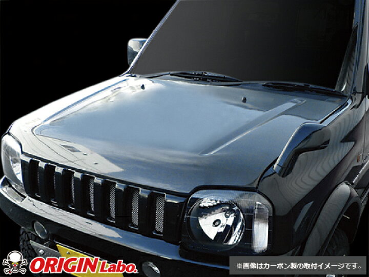 楽天市場】ジムニー カーボンボンネット ダクト無 JB23/JB33/JB43 