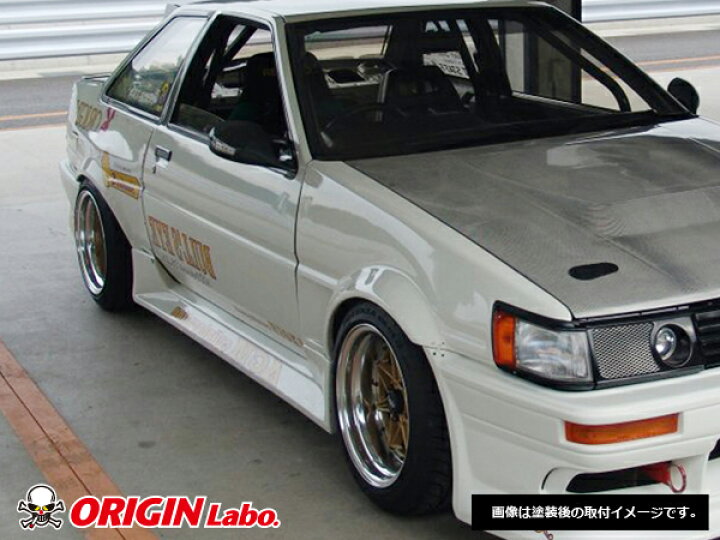 楽天市場】AE86 トレノ レビン 全年式 2ドア+40mm リアフェンダー 左右 