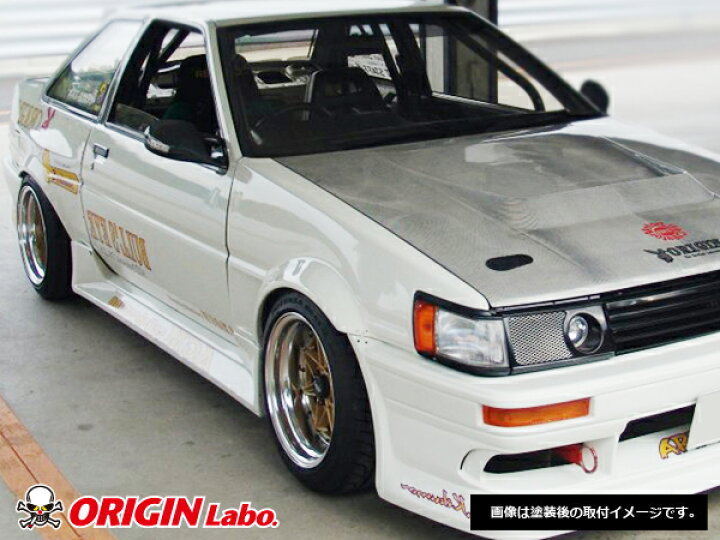 楽天市場】AE86 レビン +40mm フロントフェンダー 左右セット オリジン 