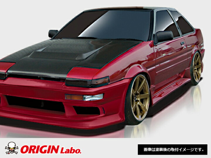 楽天市場】AE86 トレノ +40mm フロントフェンダー 左右セット オリジン 