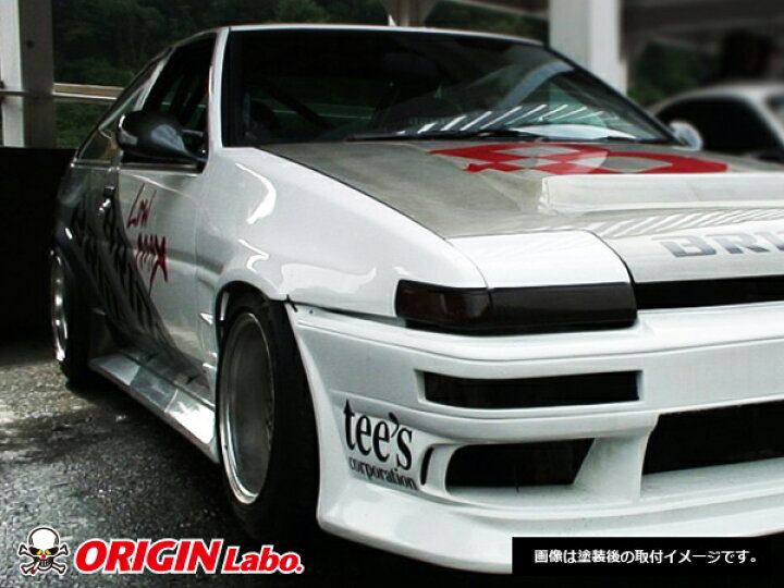 楽天市場】AE86 トレノ +40mm フロントフェンダー 左右セット オリジン 