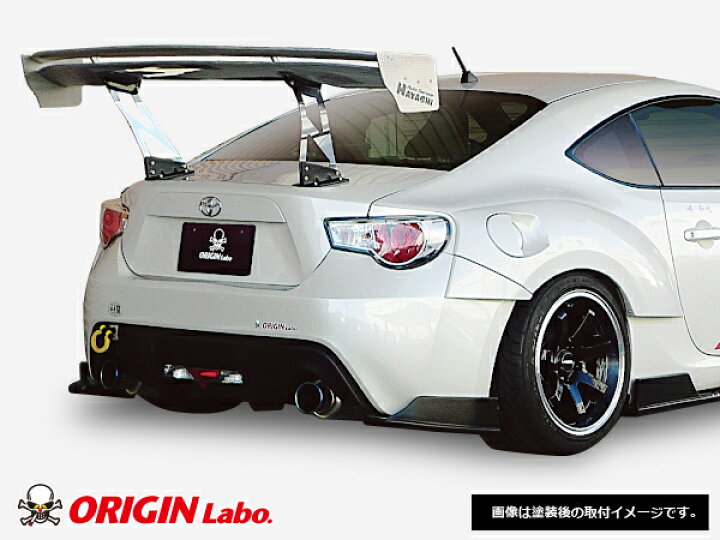 楽天市場】トヨタ86 リアディフューザー リアフィン カナード 
