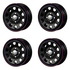 DAYTONA-RS �y�����ԗp 12�C���`×4J +42 4�� PCD100 CB68 �u���b�N 4�{�Z�b�g Roadster ���[�h�X�^�[ �S�z�C�[�� �X�`�[�� �S�`�� �Ă����� �f�C�g�i �f�C�g�i�z�C�[�� �A�����J�� �~���^���[ ���g��