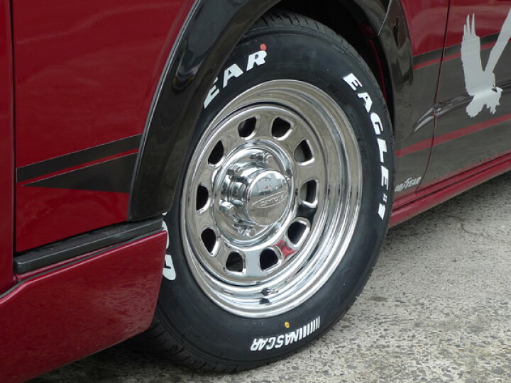 楽天市場】【1本組】200系 ハイエース タイヤホイールセット Daytona 