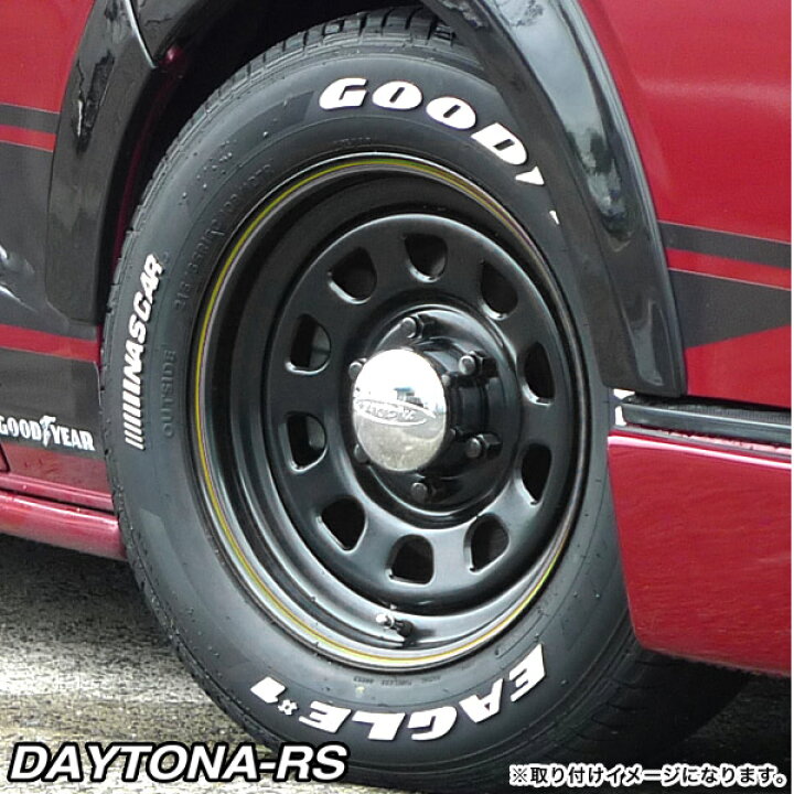 楽天市場】【4本組】200系 ハイエース タイヤホイールセット Daytona 