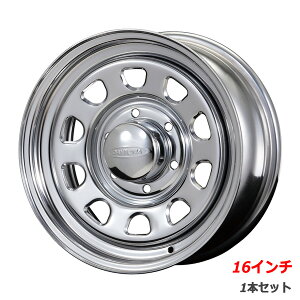 【1本組】NV350キャラバン ホイール単品 DAYTONA-RS (デイトナ) クローム 16インチ×6.5J+48 6穴 Roadster ロードスター カスタムパーツ カスタム パーツ カー用品 外装 エクステリア ドレスアップ