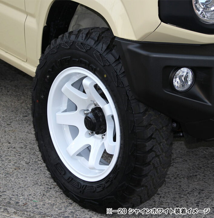楽天市場】【4本セット】ジムニー ホイール MUD-SR7 16インチ 5.5J -20 