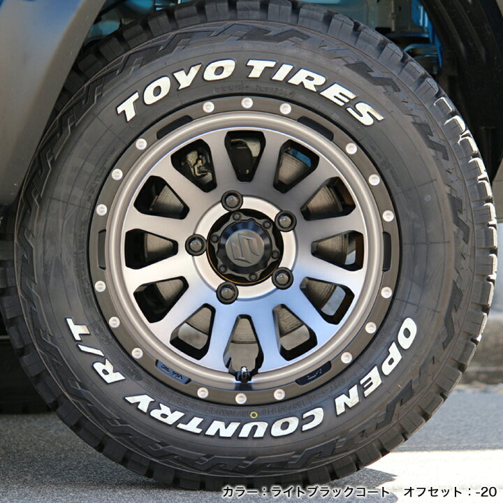 ジムニー ホイール 4本セット MUD-ZEUS 16インチ 5.5J +20 グロス 