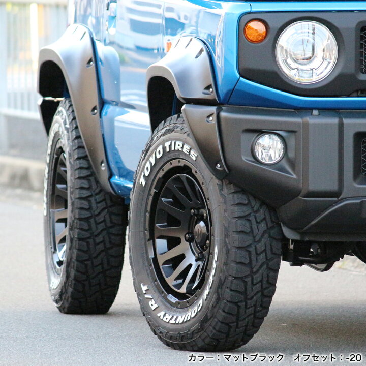 楽天市場】ジムニー ホイール 4本セット MUD-ZEUS 16インチ 5.5J +20 