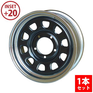 �W���j�[ �z�C�[�� �܂ǉƎO�Z�� ���j �S�S (�Ă�����) 16�C���` 6.0J +20 �N���[������&�u���b�N�f�B�X�N Roadster ���[�h�X�^�[ �S�z�C�[�� �X�`�[���z�C�[�� �S�`�� �Ă����� JB64 JB23 JA11 JA12 JA