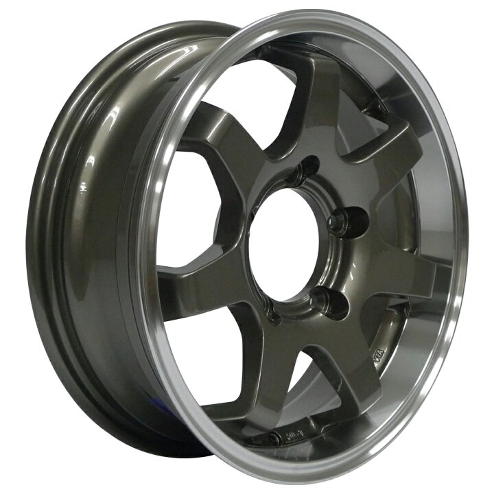 楽天市場】【1本セット】MUD-SR7 16インチ 5.5J +20 ガンメタ + 