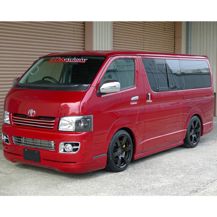 楽天市場】ハイエース 200系 フルエアロ 3点セット 標準ボディ ハーフ 