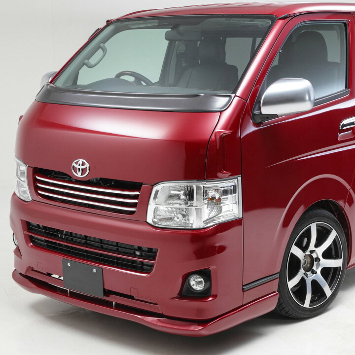 楽天市場】ハイエース 200系 ワイパーガード カーボン製 標準ボディ 