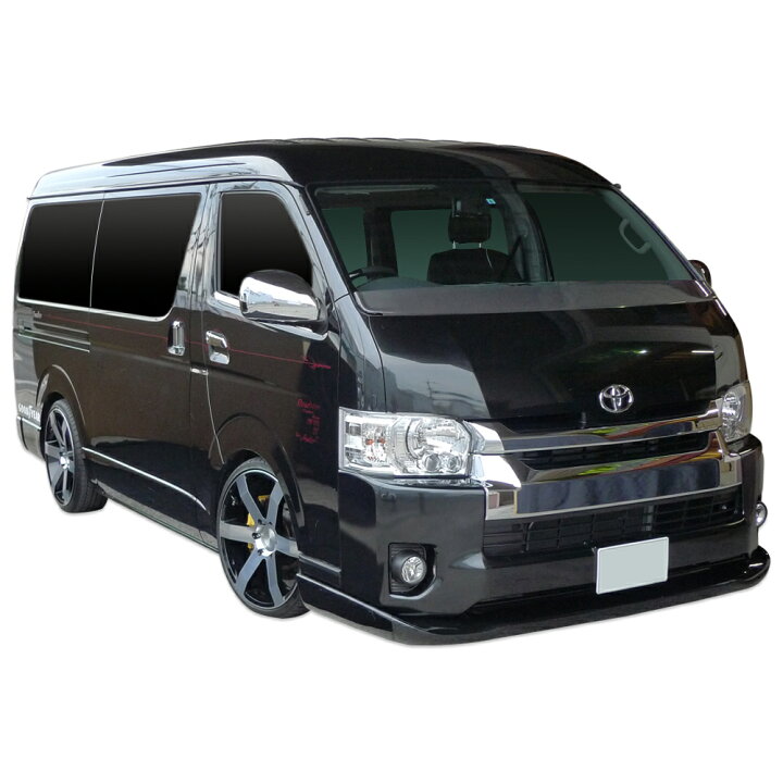楽天市場】ハイエース 200系 3型 リップスポイラー ワイドボディ用 