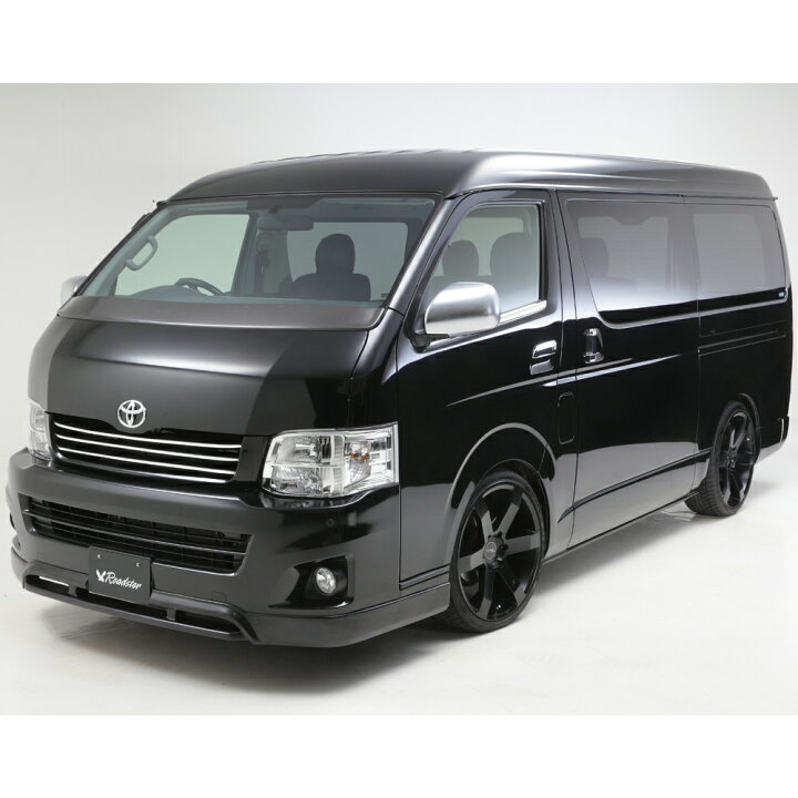 楽天市場】ハイエース 200系 3型 フロントハーフスポイラー ワイド 
