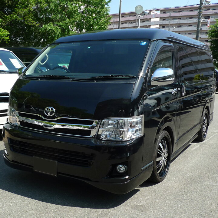 楽天市場】200系 ハイエース 3型 フロントハーフスポイラー ワイド 